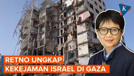 Menlu Retno Ungkap Kekejaman Israel di Gaza, Jatuhkan 6.000 Bom dalam 6 Hari