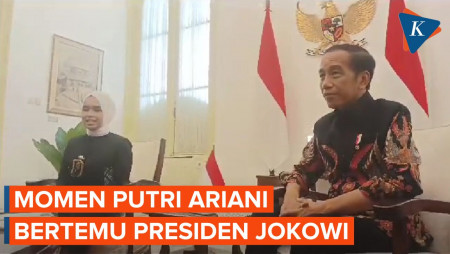 Putri Ariani Peraih Golden Buzzer AGT Bertemu Presiden Jokowi