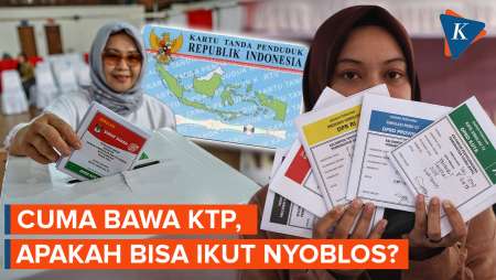 Apakah Bisa Mencoblos Hanya Gunakan KTP? Ini Penjelasan KPU