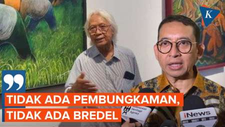 Menbud Fadli Zon Bantah Beredel Pameran Yos Suprapto