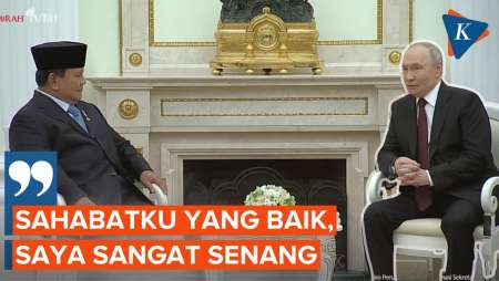 [FULL] Momen Presiden Prabowo Subianto Bertemu Presiden Putin Di Moskwa, Rusia