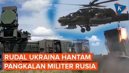 Pangkalan Militer Rusia di Krimea Dihajar Rudal Ukraina