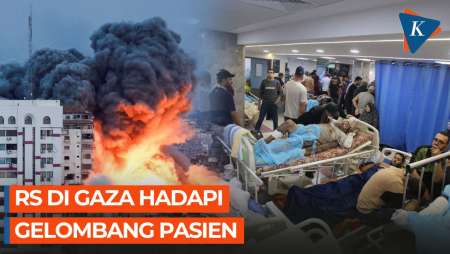 Gelombang Pasien di Rumah Sakit Usai Serangan Israel Hantam Gaza Selatan