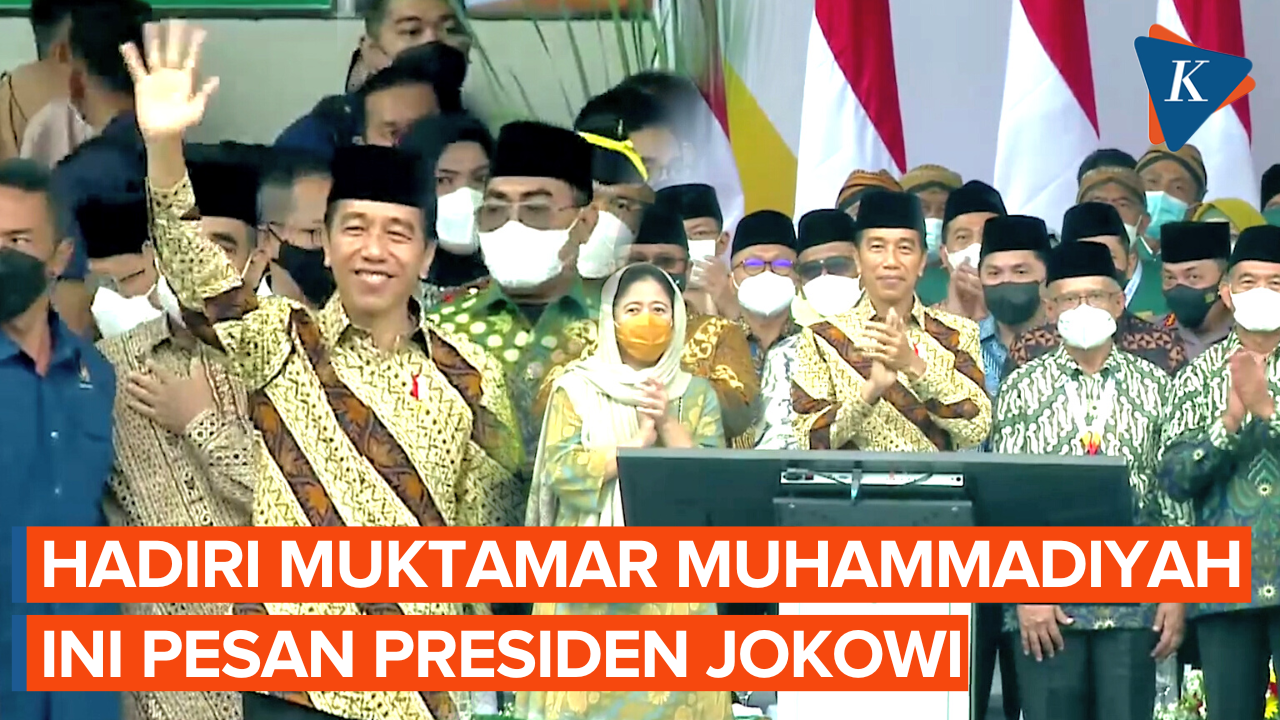 Pesan Jokowi pada Pembukaan Muktamar Muhammadiyah di Solo