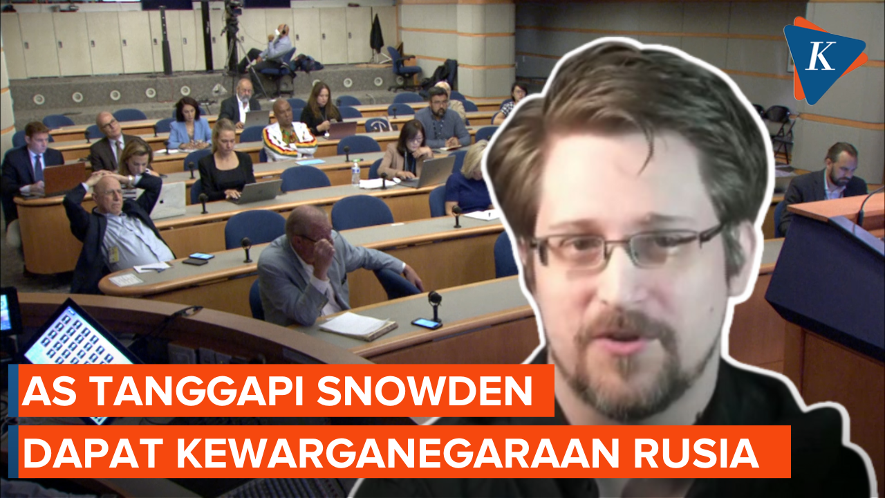 AS Tanggapi Edward Snowden yang Dapat Kewarganegaraan Rusia