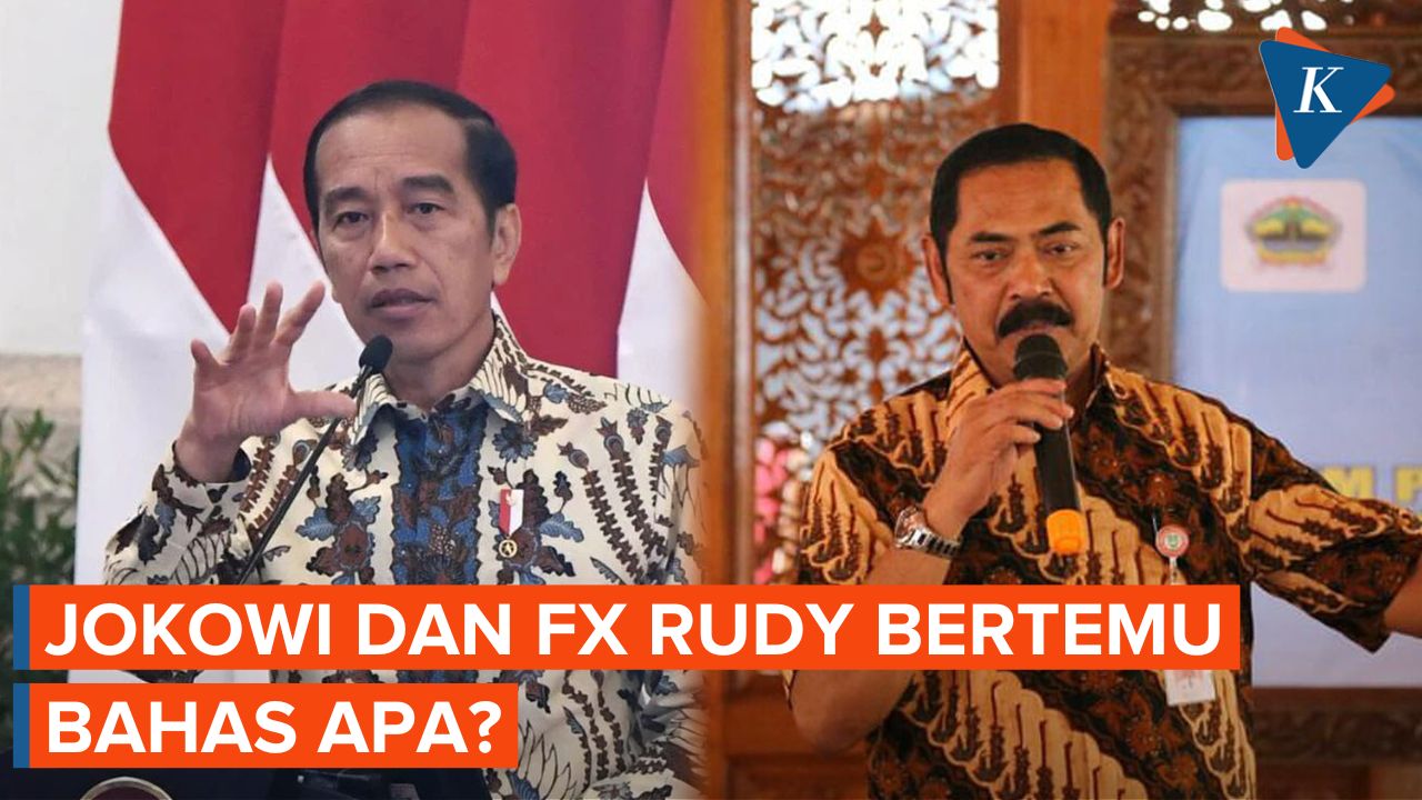 Pertemuan FX Rudy dan Jokowi, Tak Bahas Reshuffle