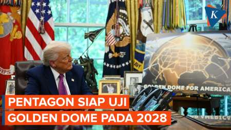 Tak Main-main! Trump Target UJi Sistem  “Golden Dome” Tahun 2028