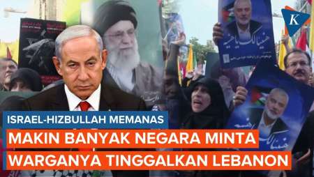 Israel-Hizbullah Memanas, Makin Banyak Negara Minta Warganya Tinggalkan Lebanon