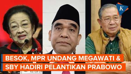 Besok, Pimpinan MPR Undang Megawati dan SBY Hadiri Pelantikan Prabowo-Gibran 20 Oktober 2024