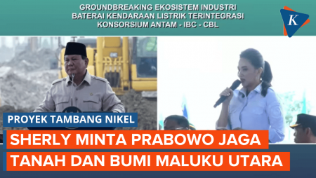 Momen Gubernur Sherly Minta Prabowo Perhatikan Tanah Leluhur Maluku Utara Imbas Tambang Nikel