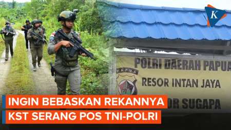 KST Intan Jaya Serang Pos TNI-Polri, Dua Warga Sipil Tertembak