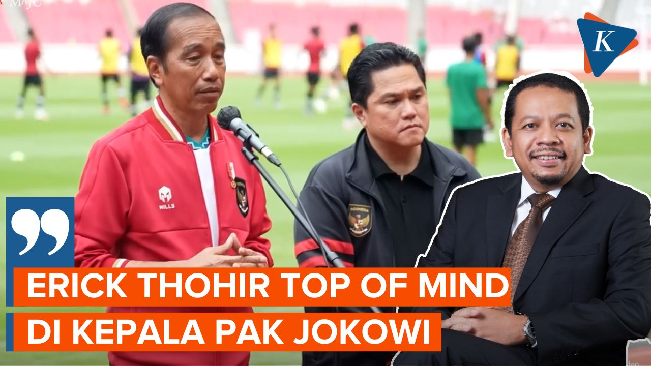 Jokowi Dinilai Beri Kode Dukung Erick Jadi Cawapres Ganjar