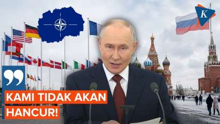 Hadapi NATO, Putin: Rusia Tidak Akan Hancur!