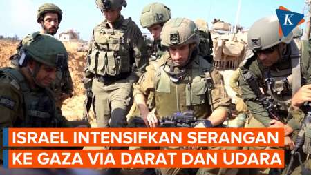 Serangan Israel di Gaza Terus Berlanjut dari Darat dan Udara, Siang maupun Malam