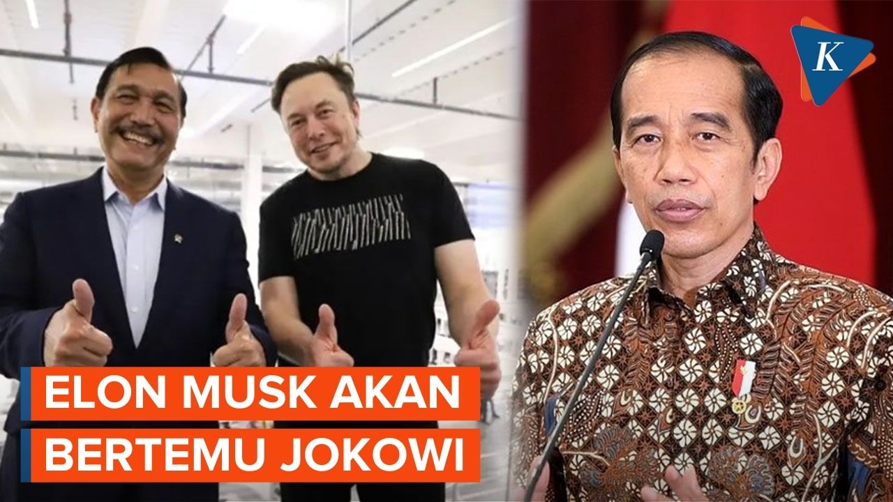 Usai Bertemu Luhut, Elon Musk Akan Bertemu Jokowi pada Mei 2022
