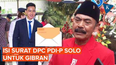 Belum Temui FX Rudy, Gibran Dikirimi Surat oleh PDI-P Solo