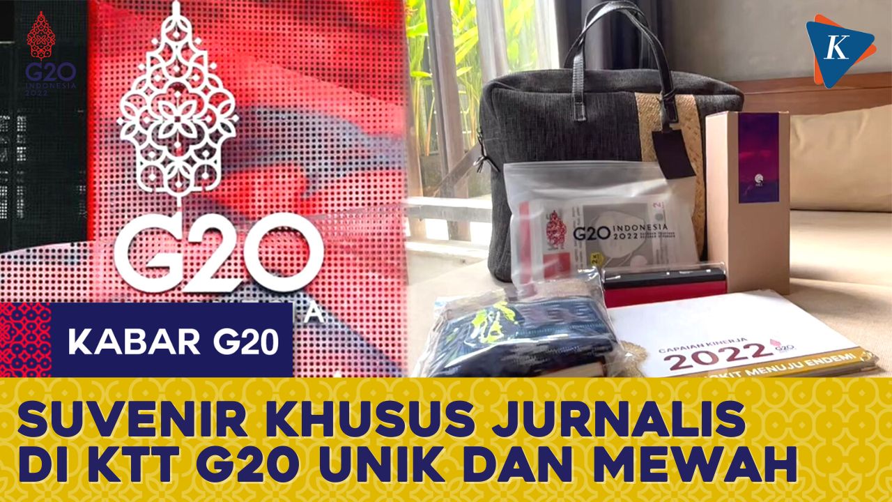 Intip Suvenir Media Kit untuk Jurnalis KTT G20, Apa Saja Isinya?