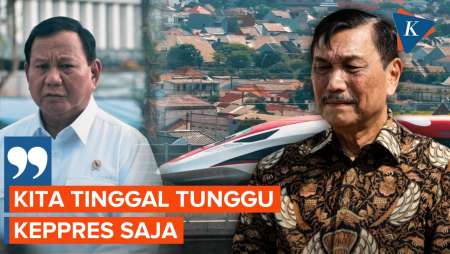 Luhut Sebut Presiden Prabowo Bakal Terbitkan Keppres untuk Selesaikan Utang KCIC