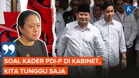 Puan Minta Publik Tunggu Saat Ditanya Peluang Kader PDI-P di Kabinet Prabowo