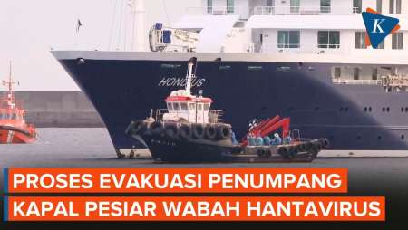 Evakuasi Penumpang Kapal Wabah Hantavirus Berlangsung Ketat, Begini Prosesnya