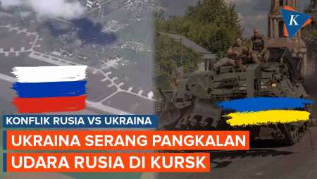 Ukraina Luncurkan Serangan Drone ke Pangkalan Udara Rusia, Sambil Pertahankan Pasukannya di Kursk