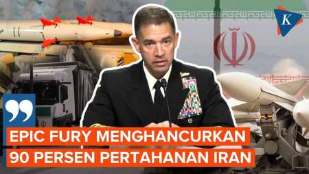 CENTCOM Klaim Operasi Epic Fury Amerika Hancurkan 90 Persen Industri Pertahanan Iran