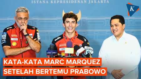 Kata Juara Dunia MotoGP Marc Marquez Setelah Bertemu Prabowo di Istana