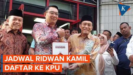 [FULL] KPU Bocorkan Jadwal  RK-Suswono Daftar Pilkada Jakarta