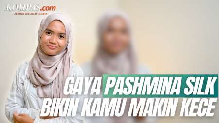 Tutorial Hijab Pashmina Silk untuk Segala Acara