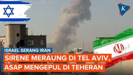 Israel Gempur Iran: Sirene Meraung di Tel Aviv, Asap Mengepul di Teheran