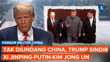 Trump Ngambek Tak Diundang China, Tuding Xi Jinping-Putin-Kim Jong Un Sekongkol