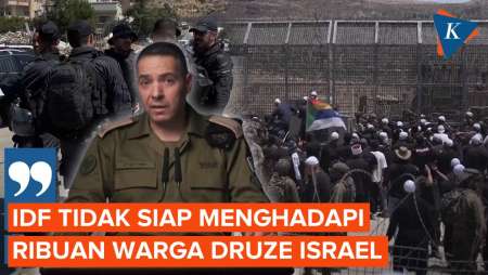 IDF Kewalahan Tangani Kekacauan Saat Warga Druze Israel Lintasi Perbatasan