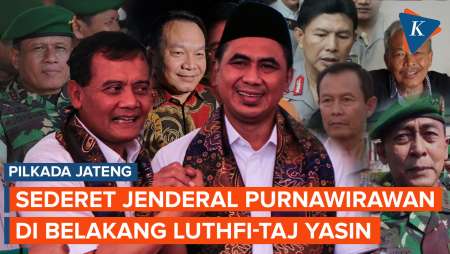 Deretan Jenderal Purnawirawan yang Masuk Tim Kampanye Ahmad Luthfi-Taj Yasin