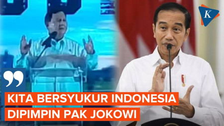 Lagi-lagi... Prabowo Puji Kesuksesan Jokowi