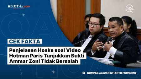 Penjelasan Hoaks Soal Video Hotman Paris Tunjukkan Bukti Ammar Zoni Tidak Bersalah
