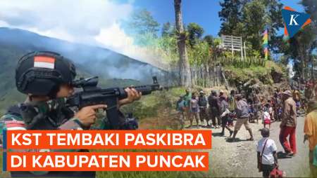 Paskibra Kabupaten Puncak 'Ditembaki' KST saat Latihan 