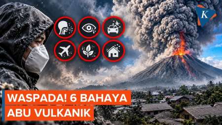 6 Bahaya Abu Vulkanik, Ancam Kesehatan hingga Mengganggu Kendaraan