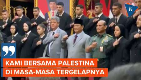 Menhan Prabowo: Kami Bersama Palestina di Masa Tergelap dan Tersulitnya