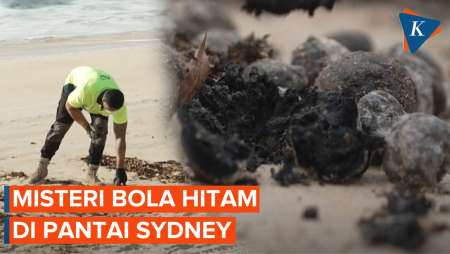 Pantai Cooge di Sydney 'Diserang' Bola Hitam Misterius, Ini Penampakannya!