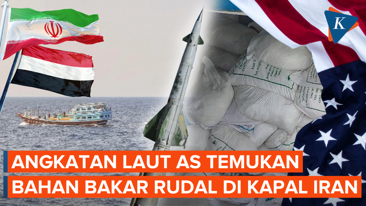 Angkatan Laut AS Klaim Temukan 70 Ton Bahan Bakar Rudal di Kapal yang Menuju Yaman dari Iran