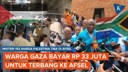 Misteri 153 Warga Palestina Tiba Di Afsel, Penerbangan Bayar Rp 33 Juta Per Kursi