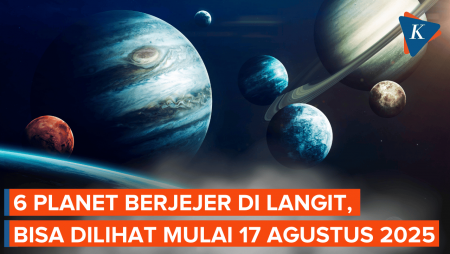 Parade 6 Planet Bakal Hiasi Langit Mulai 17 Agustus 2025, Bisa Dilihat di Indonesia!