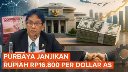 Purbaya Pasang Target Rupiah Rp16.800 Per Dollas AS Tahun  2027