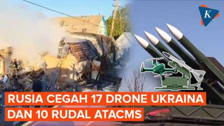 Rusia Jatuhkan 17 Drone Ukraina yang Sasar Depot Bahan Bakar Markas Militer Moskwa