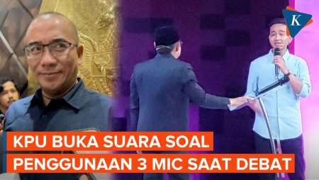 Penjelasan KPU soal Heboh 3 Mikrofon Saat Debat Cawapres