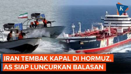 IRGC Tembakkan 2 Rudal Ke Kapal Dagang Di Selat Hormuz, AS Siapkan Opsi Balasan