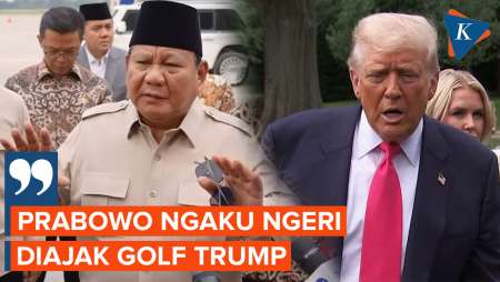Guyon Prabowo! Ngaku Ngeri Ditantang Main Golf Sama Trump, Bikin Teddy dan Sugiono Senyum