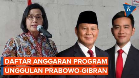 Sri Mulyani Umumkan Rincian Anggaran Program Unggulan Prabowo-Gibran