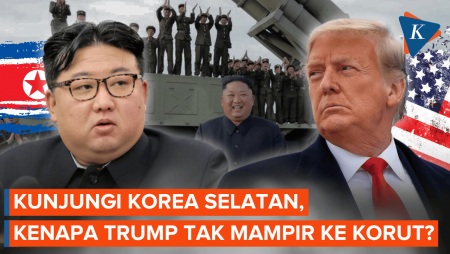 Tinggal "Selangkah" Ke Korut, Mengapa Trump Tak Temui Kim Jong Un?