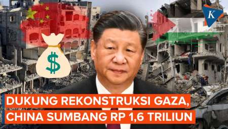 China Salurkan Rp 1,6 Triliun Untuk Gaza, Xi Jinping Janji Dukung Rekonstruksi